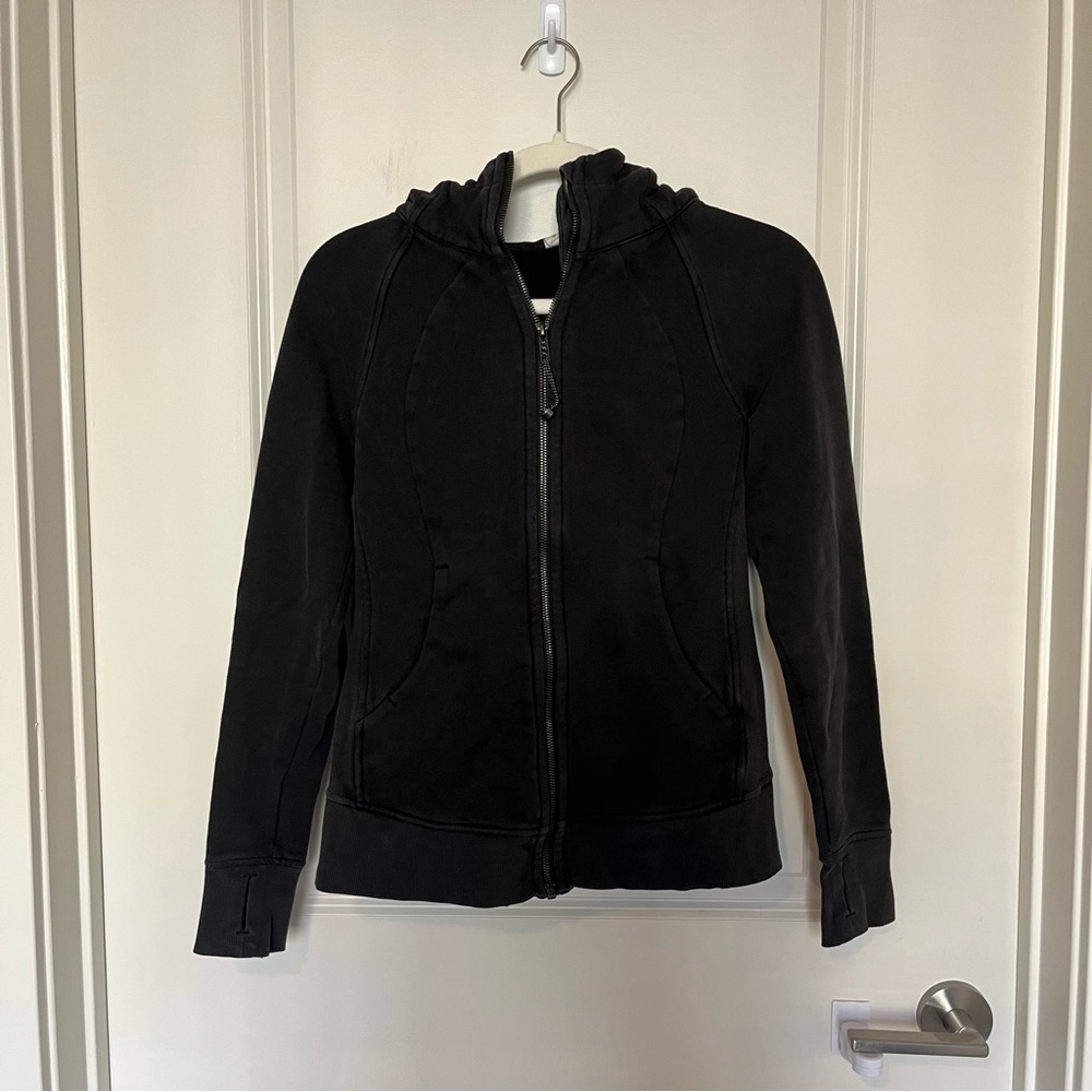 lululemon athletica Women's Black Zip-Up Hoodie - Picture 2 of 5